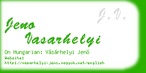 jeno vasarhelyi business card